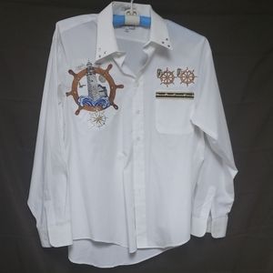 Button up shirt nautical theme